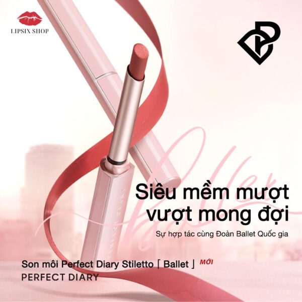 Son môi Perfect Diary Pdb022 vỏ màu bạc